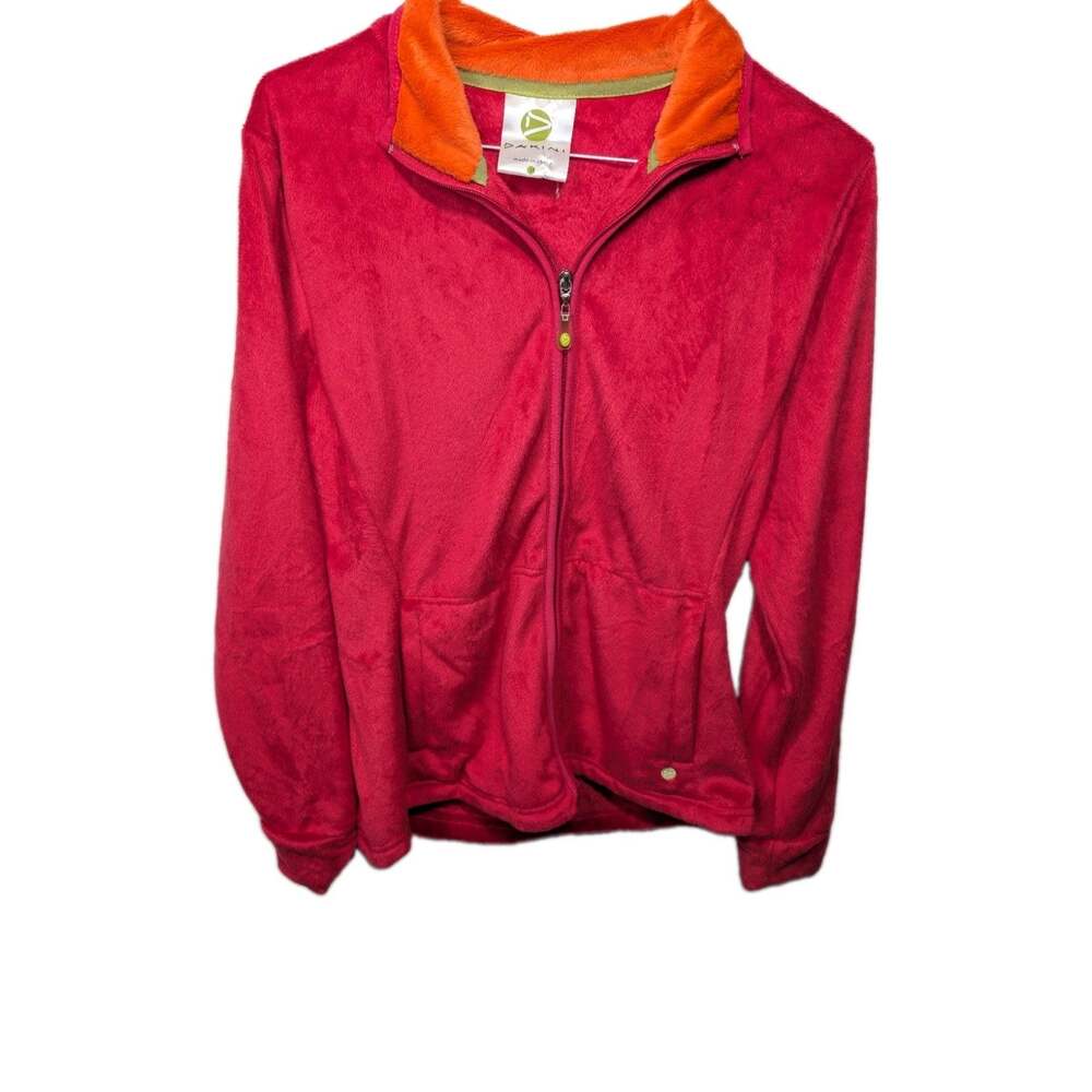 Dakini Full Zip Fleece Jacket Medium Cozy Pockets Soft Long Sleeve Sweatshirt